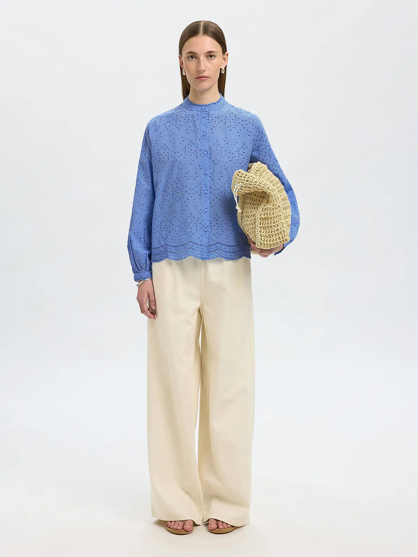 SELECTED FEMME | Bluse SLFTATIANA | blau